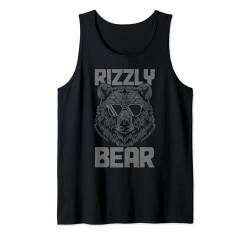 Herren Rizzly Bear Lustiger Grizzlybär Tierparty Tank Top von Rizzly Bear