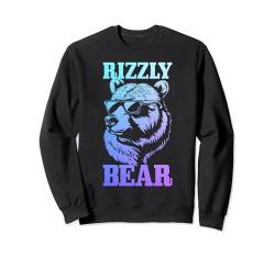 Rizzly Bear Lustiger Grizzlybär Tierparty Sweatshirt von Rizzly Bear