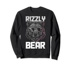 Rizzly Bear Lustiger Grizzlybär Tierparty Sweatshirt von Rizzly Bear