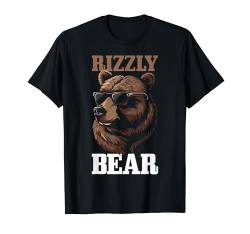 Rizzly Bear Lustiger Grizzlybär Tierparty T-Shirt von Rizzly Bear