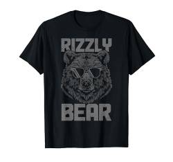 Rizzly Bear Lustiger Grizzlybär Tierparty T-Shirt von Rizzly Bear