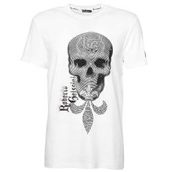 Roberto Geissini Herren T-Shirt Skull-Mystic-White L von Roberto Geissini