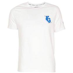 Roberto Geissini T-Shirt Cross X Blue - White XL von Roberto Geissini