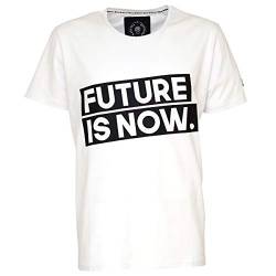 Roberto Geissini T-Shirt Future is now - white XL von Roberto Geissini