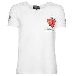 Roberto Geissini Unisex T-Shirt Heart White L von Roberto Geissini