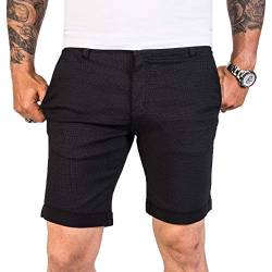 Rock Creek Designer Chino Shorts Herren Short Sommerhose Elegant Bermuda Kurz Herrenhose Anzugsshorts Herrenshorts Bermudas RC-2204 Schwarz W40 von Rock Creek