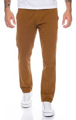 Rock Creek Herren Designer Chino Hose Regular Slim Chinohose, 38W / 32L, Camel von Rock Creek