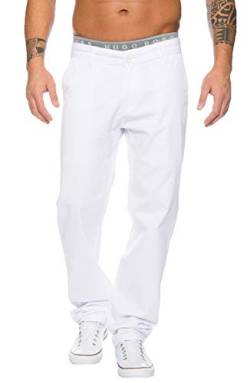 Rock Creek Herren Designer Chino Stoff Hose Chinohose Regular Fit Herrenhose W29-W40 RC-2083 [RC-2083 - Weiß - W31 L34] von Rock Creek