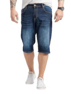 Rock Creek Herren Shorts Jeansshorts Denim Stretch Sommer Shorts Regular Fit Baumwolle Kurze Hose Jeans Shorts Sommerhose RC-2423 Dunkelblau W33 von Rock Creek