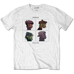 Gorillaz Demon Days offiziell Männer T-Shirt Herren (Large) von Rock Off