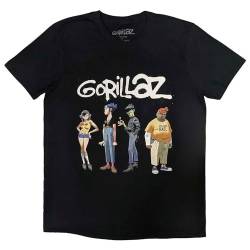 Gorillaz Spray Logo Group T Shirt XL von Rock Off officially licensed products