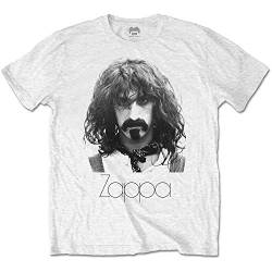 White Frank Zappa Filmore East offiziell Männer T-Shirt Herren (Medium) von Rock Off