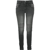 Rock Rebel by EMP - Rock Jeans - Megan - W27L30 bis W31L32 - für Damen - Größe W31L32 - schwarz von Rock Rebel by EMP