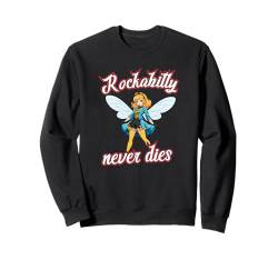 Rockabilly Never Dies Biene Hummel Rock'n'Roll Punk Outfit Sweatshirt von Rockabilly Rock'n Roll-Geschenke