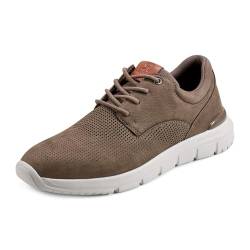 Rockport Herren Jaimie Sneaker, Dunkelgrünes Leder, 43 EU von Rockport