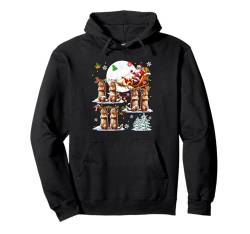 Santa Sonnenbrille Schlitten Rentier Gophers Weihnachten Nager Pullover Hoodie von Rodent Christmas Costume