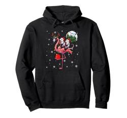 Two Xmas Opossums Reiten Flamingo Rentier Sonnenbrille Pullover Hoodie von Rodent Christmas Costume