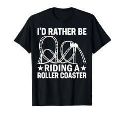 Lustiges Achterbahn-Design für Männer und Frauen Freizeitpark T-Shirt von Roller Coaster Gift Theme Park Shirts Men Women