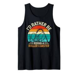 Lustiges Achterbahn-Design für Männer und Frauen Freizeitpark Tank Top von Roller Coaster Gift Theme Park Shirts Men Women