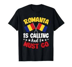 Rumänien Rumänische Flagge T-Shirt von Romania Gifts for Men Women