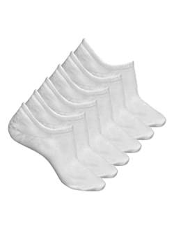 Romberg Unisex Sneaker Socken mit Silikon Pad, 6er Pack (weiß, 35-38) von Romberg