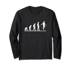 Springseil Evolution Men Funny Rope Jump Langarmshirt von Rope Jumping And Rope Skipping Designs