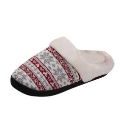 Rouingdd Black Friday Angebote 2024, Weihnachtsschuhe Damen, Hausschuhe Lustig Weihnachts Hausschuhe Weihnachtshausschuhe Weihnachtsschuhe Winter Unisex Christmas Hauspantoffeln Slippers von Rouingdd