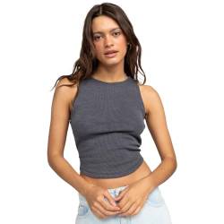 Roxy Vacay All Day - Knit Vest Top for Women - Top - Frauen - M - Schwarz. von Roxy