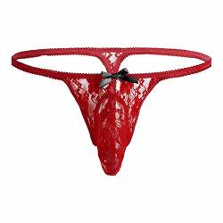 Rrunsv Sissy Dessous Männer Reizwäsche Dessous Sexy Unterwäsche Men 's Hosen Herren Unterwäsche Baumwoll-G-String-Unterhose Unterwäsche Set Damen Sexy Bdsms Halb Männer Bikini Unterwäsche von Rrunsv