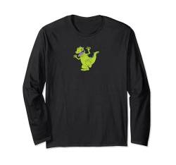 Rugrats Iconic Cute Reptar Being Reptar Small Chest Portrait Langarmshirt von Rugrats