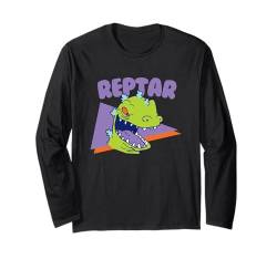 Rugrats Iconic Famous Reptar Vintage Big Face Chest Logo Langarmshirt von Rugrats