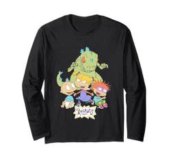 Rugrats Iconic Reptar Surprise Angelica Tommy Chuckie Logo Langarmshirt von Rugrats