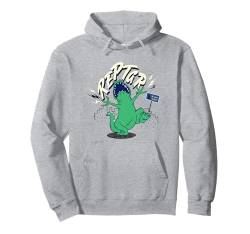 Rugrats Iconic The Green Reptar Big Chest Retro Poster Pullover Hoodie von Rugrats