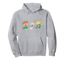 Rugrats Iconic Trio Angelica Tommy Chuckie Big Chest Logo Pullover Hoodie von Rugrats