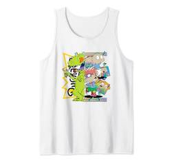 Rugrats Reptar Iconic 90's Retro Vintage Split Chest Poster Tank Top von Rugrats