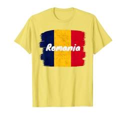 Rumänien Flagge Damen Rumänien Männer Frauen Kinder Romania T-Shirt von Rumänische Flagge Rumänien Kleidung Romania Flag