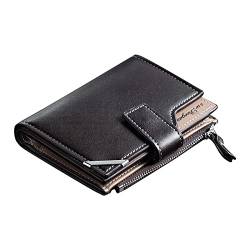 Rumity Leder Geldbörse Herren Echtleder Geldbeutel für Männer Brieftasche Wallet Portmonee Geldbeutel Leder Herren MäNnergeschenk von Rumity