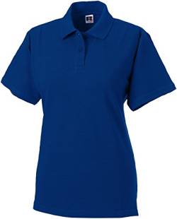 Russell Collection Klassisches Piqué Poloshirt R-569F-0 L,Bright Royal von Russell Athletic