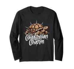 Russische Schildkröte Langarmshirt von Russian Tortoise Gifts for Men and Women