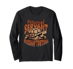 Russische Schildkröte Langarmshirt von Russian Tortoise Gifts for Men and Women