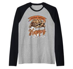 Russische Schildkröte Raglan von Russian Tortoise Gifts for Men and Women