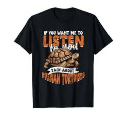 Russische Schildkröte T-Shirt von Russian Tortoise Gifts for Men and Women