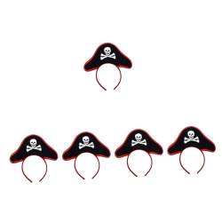 SAFIGLE 5St Piraten-Stirnband halloween haarschmuck halloween kopfschmuck Piraten Party Dekoration Make-up-Stirnband Cosplay-Zubehör Halloween-Stirnbänder Dekor Stirnband Stoff von SAFIGLE