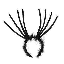 SAFIGLE Halloween-Stirnband halloween haarschmuck halloween kopfschmuck lustige kopfbedeckung Halloween-Kopfschmuck Haarschmuck für den Abschlussball Halloween-Haar-Accessoires Black von SAFIGLE