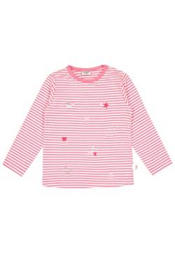 SALT AND PEPPER Baby-Mädchen Gestreiftes Langarmshirt aus Organic Cotton T-Shirt, Bubble Gum, 56 von SALT AND PEPPER