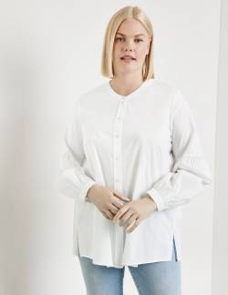 SAMOON Bluse mit Ballonärmeln Weiss 56 von SAMOON