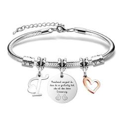 SAMORION 26 Brief Armband,Name Geschenk Inspirierende Armband,Manchmal Vergessen du,Dass Du So Großartig Bist Erinnerung Schmuck Für Frauen Geburtstagsg Armbänder für Freund Weihnachts Abschluss (T) von SAMORION