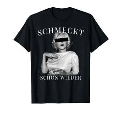 SCHMECKT SCHON WIEDER X Champagne Vintage Marilyn Retro FUN T-Shirt von "SCHMECKT SCHON WIEDER" I VINTAGE PIN UP GIRL