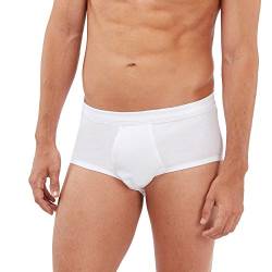 SCHÖLLER Herren Slip mit Eingriff 5er Pack l 153-420 l Größe 7 (XL) l Farbe Weiß von SCHÖLLER