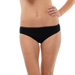 Schöller Damen Bikinislip Sportiv 3er Pack Größe 46, Farbe schwarz von SCHÖLLER